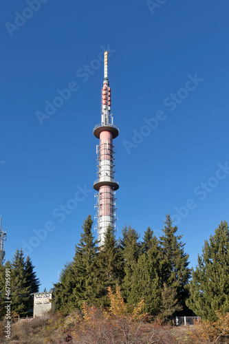 Autumn sunset view of Konyavska mountain, Bulgaria