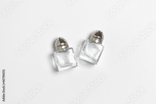 Salt or pepper shaker isolated on white background. High-resolution photo. Mockup © sabir