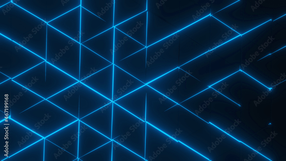 abstract blue background with squares