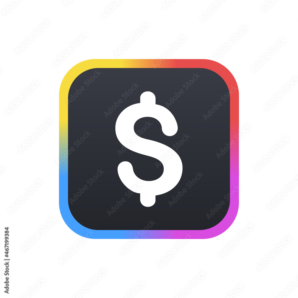 Dollar - Sticker Dollar - Sticker
