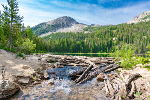 Beautiful Lost Lake in the Gunnison National Forest, Colorado