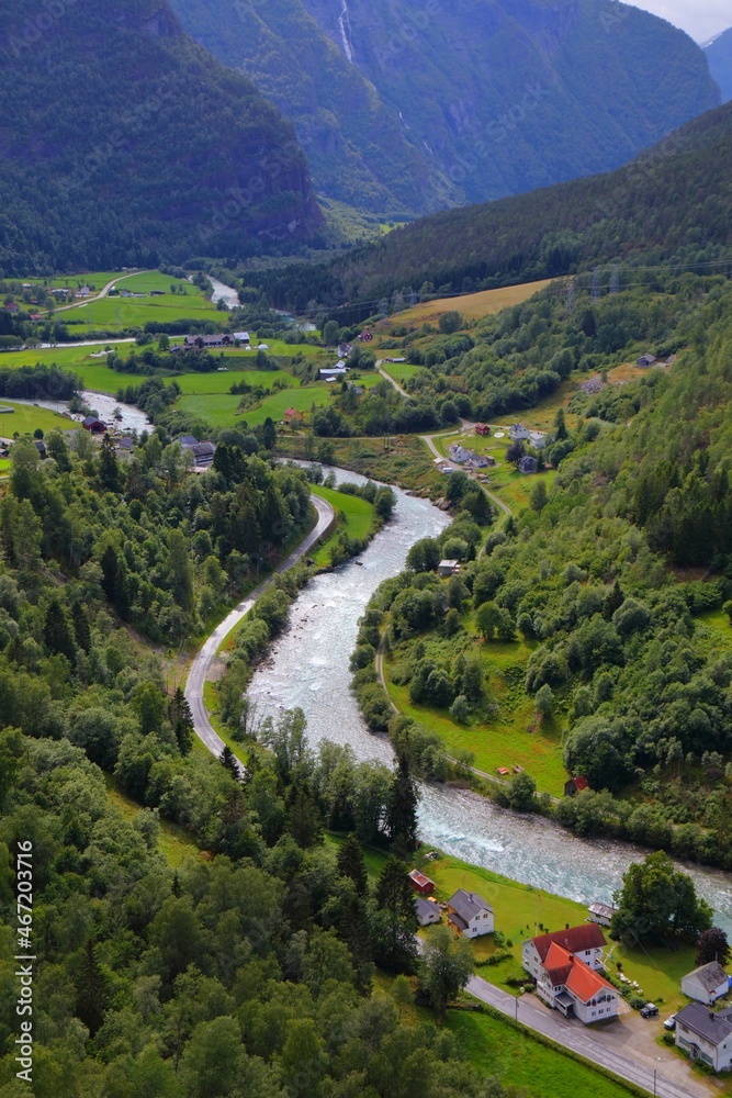 Fortunsdalen valley in Norway