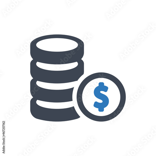 Budget coins icon