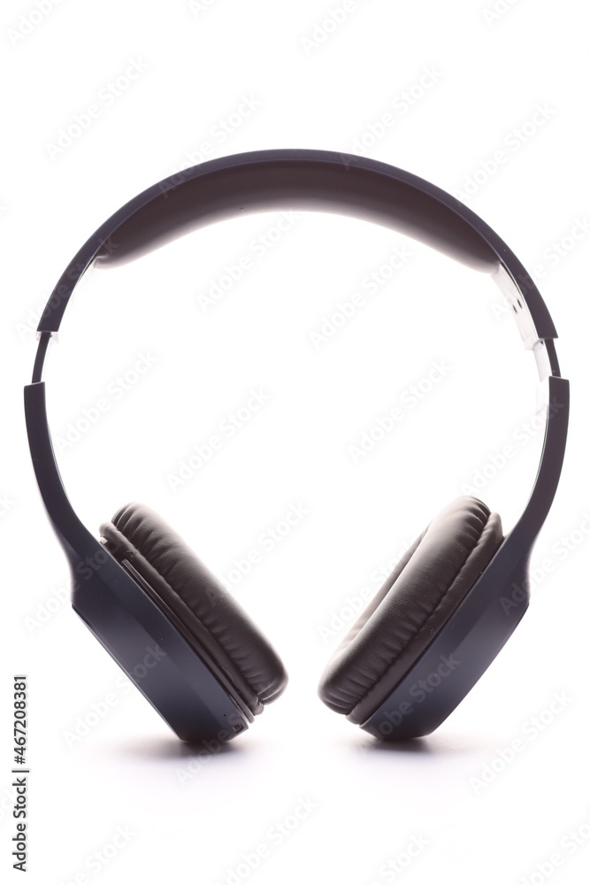 headphones isolated on white background headphones isolated on white background