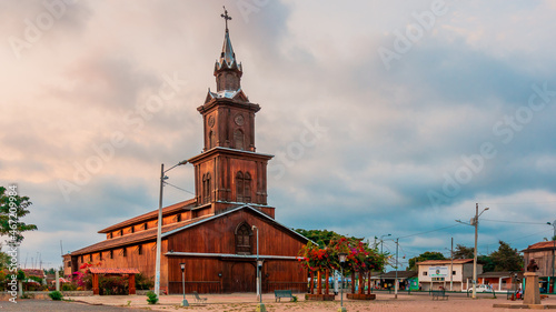 Iglesia de colonial de Colonche photo