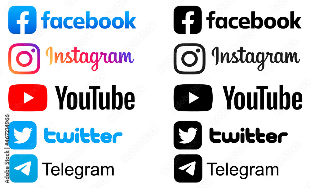 facebook logo. facebook illustration. facebook background. twitter