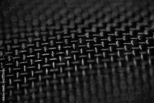 Macro photo of clothing fibers
