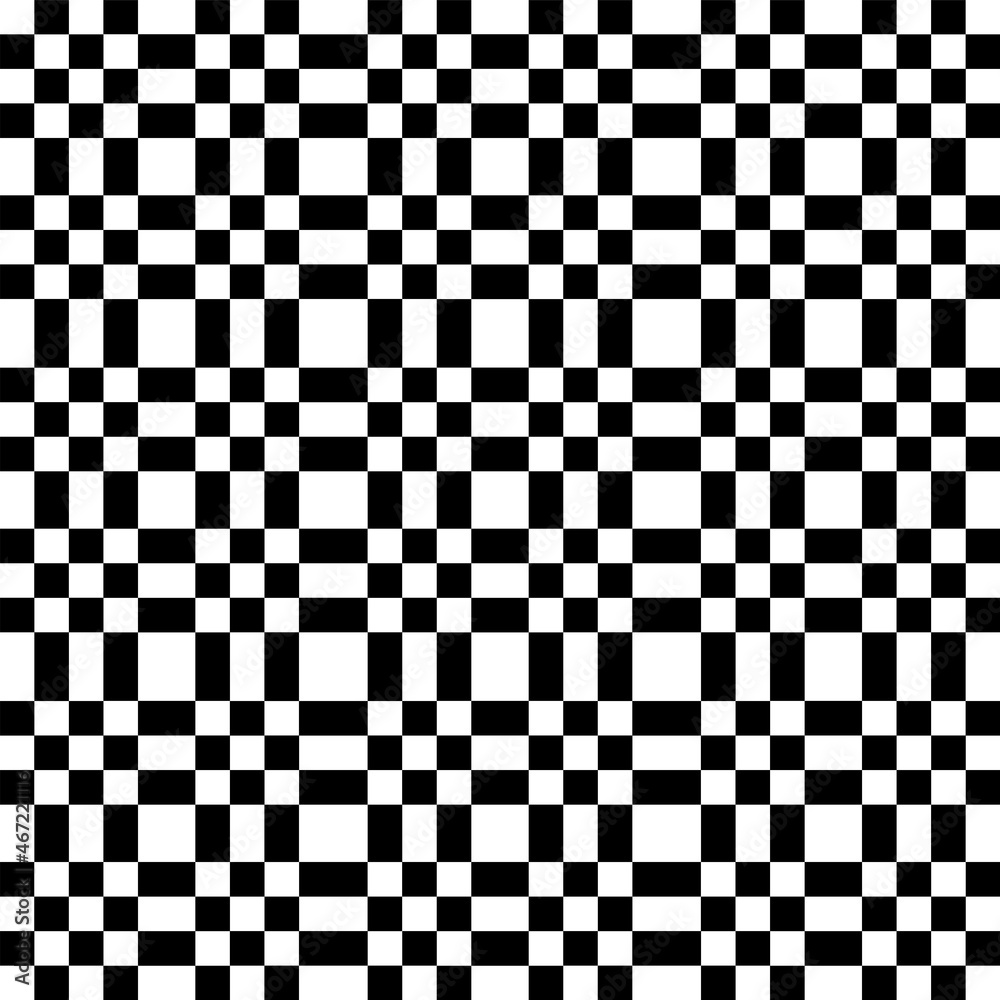 Fototapeta premium Abstract seamless geometric checked pattern and texture.