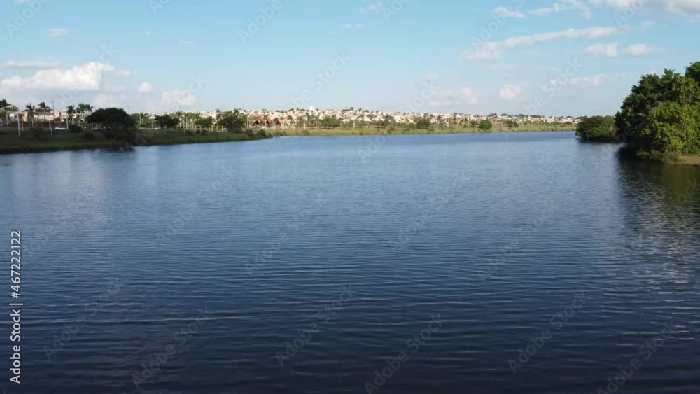 Drone view lake (Represa de Rio Preto) Drone view lake (Represa de Rio Preto)