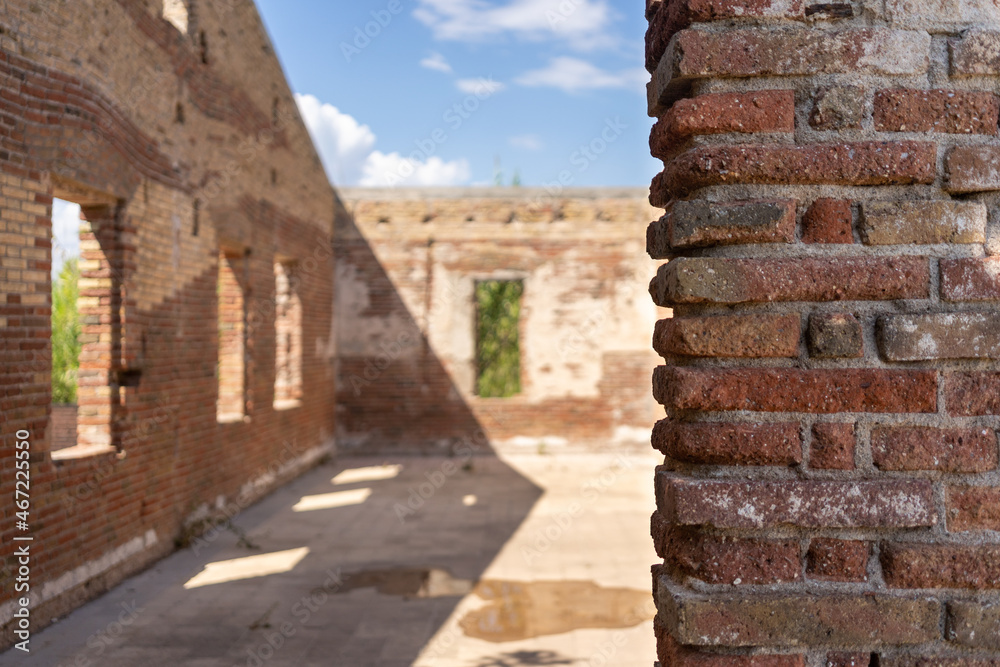 ancient brickwall