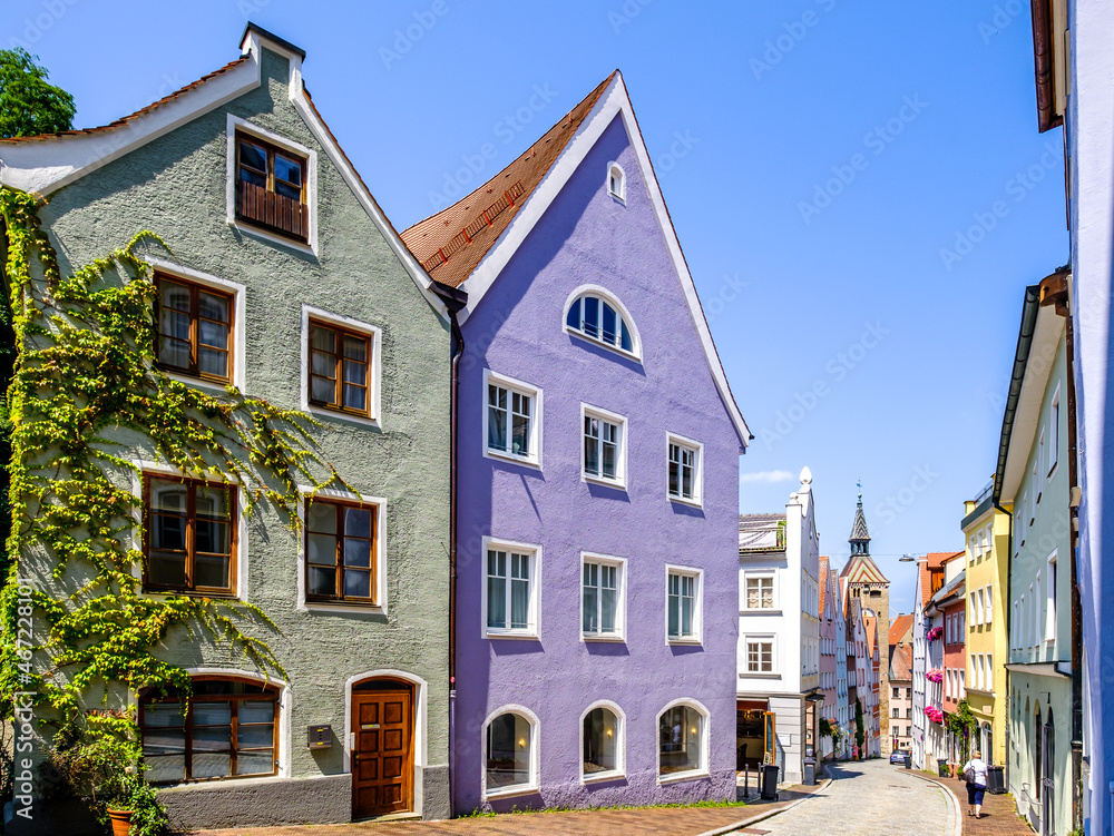 Naklejka premium old town of Landsberg am Lech