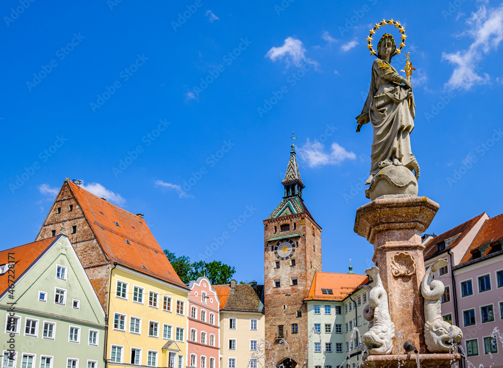 Obraz premium old town of Landsberg am Lech
