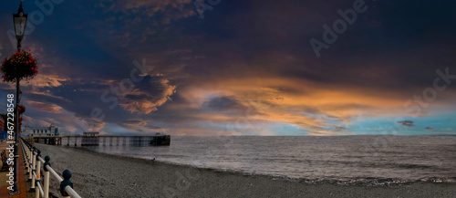 cielo espectacular sobre Swansea