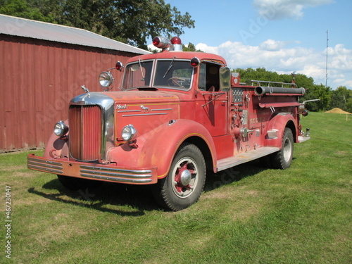 old fire engine