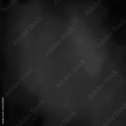 Abstract black background with grey grunge texture