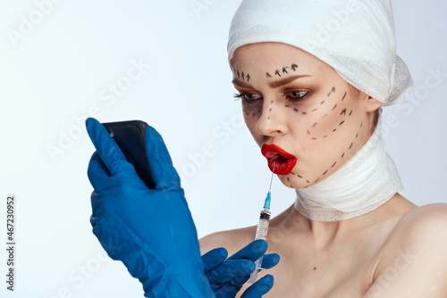 portrait of a woman aesthetic facial surgery clinic body care studio lifestyle