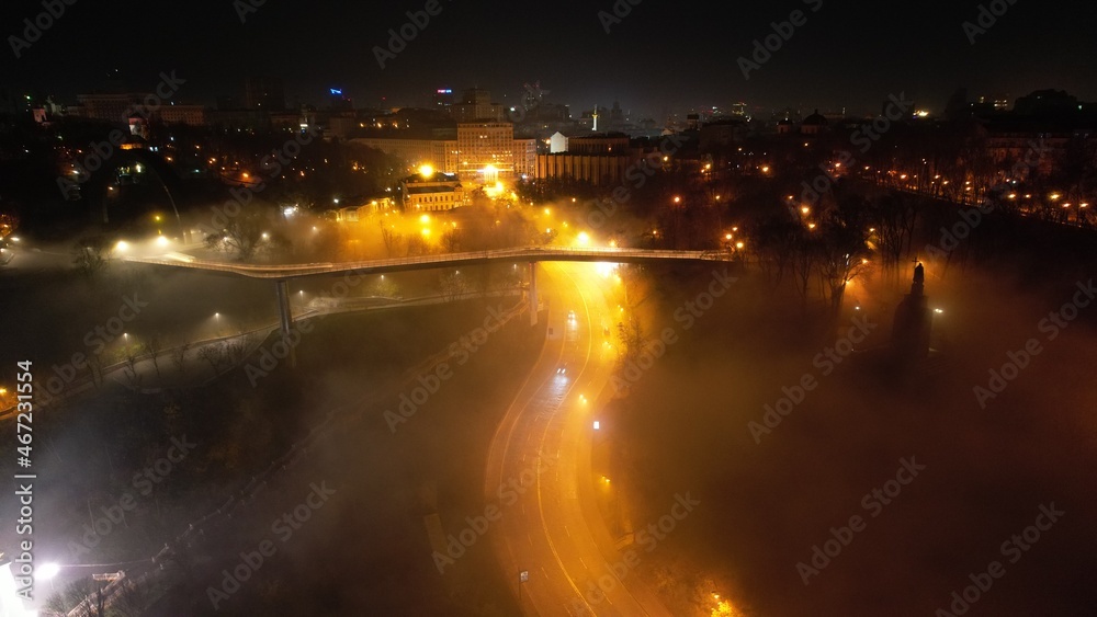 night view of the city