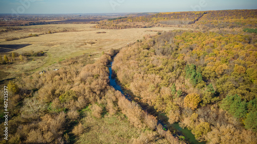 autumn nature of Sursky krai