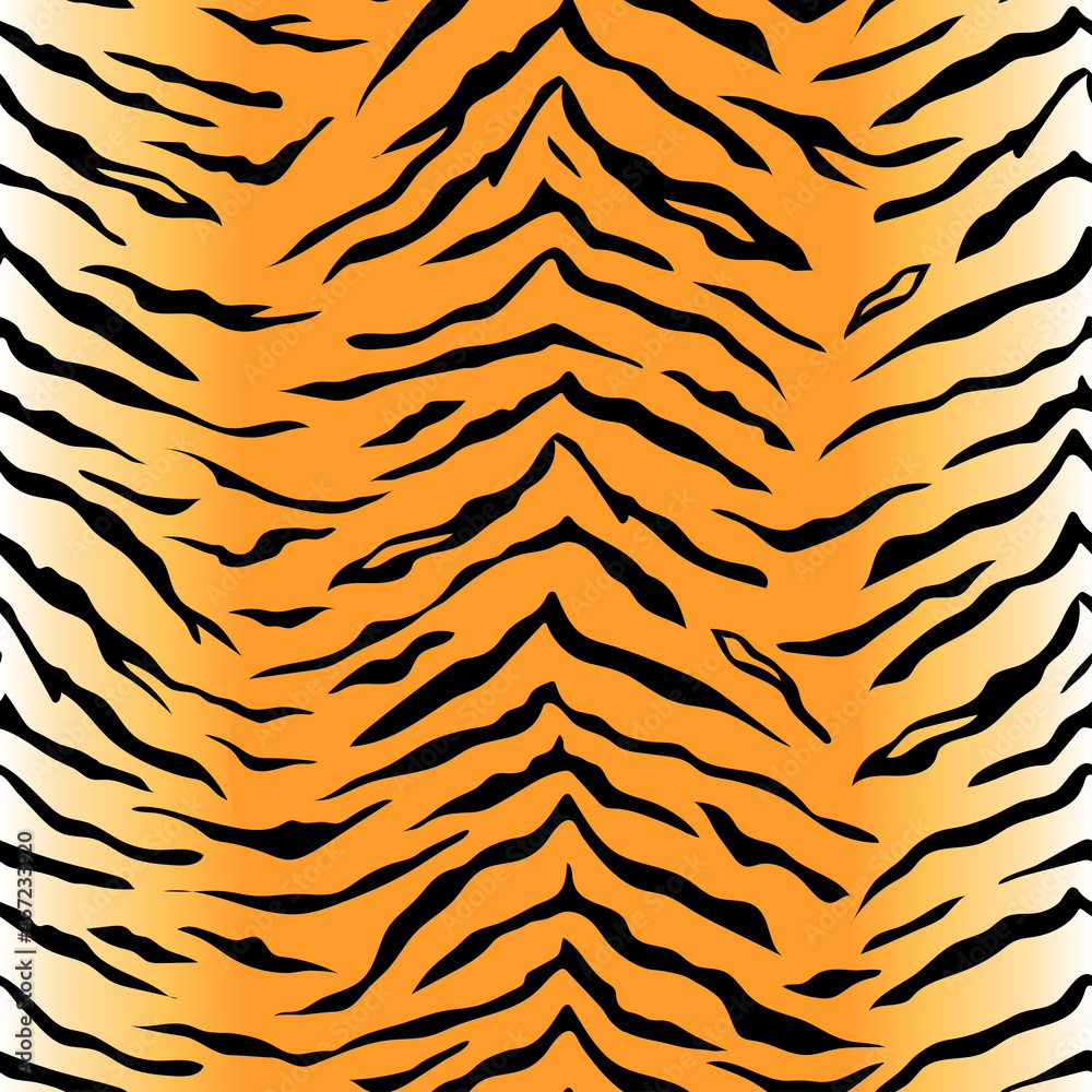 Tiger Skin Texture seamless pattern. Animal print background for fabric ...