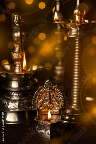 Silver Lamps - Diwali 
