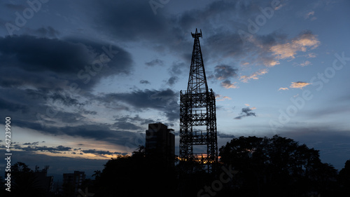 torre del cable en Manizales