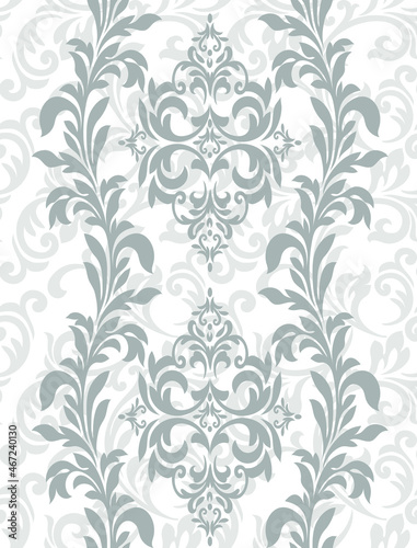 Oriental vector damask patterns for greeting cards and wedding invitations. © Mila star 