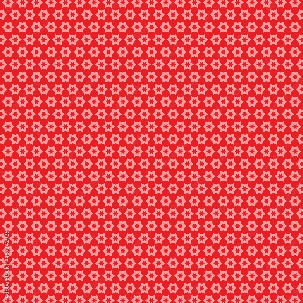 Geometric red pattern in square format for any design bacground 