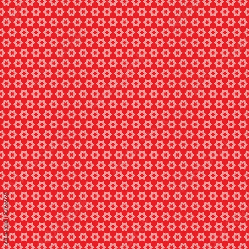 Geometric red pattern in square format for any design bacground 