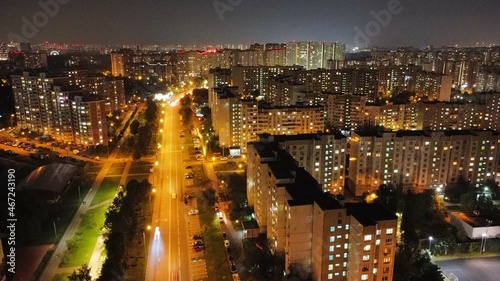 night view of the city