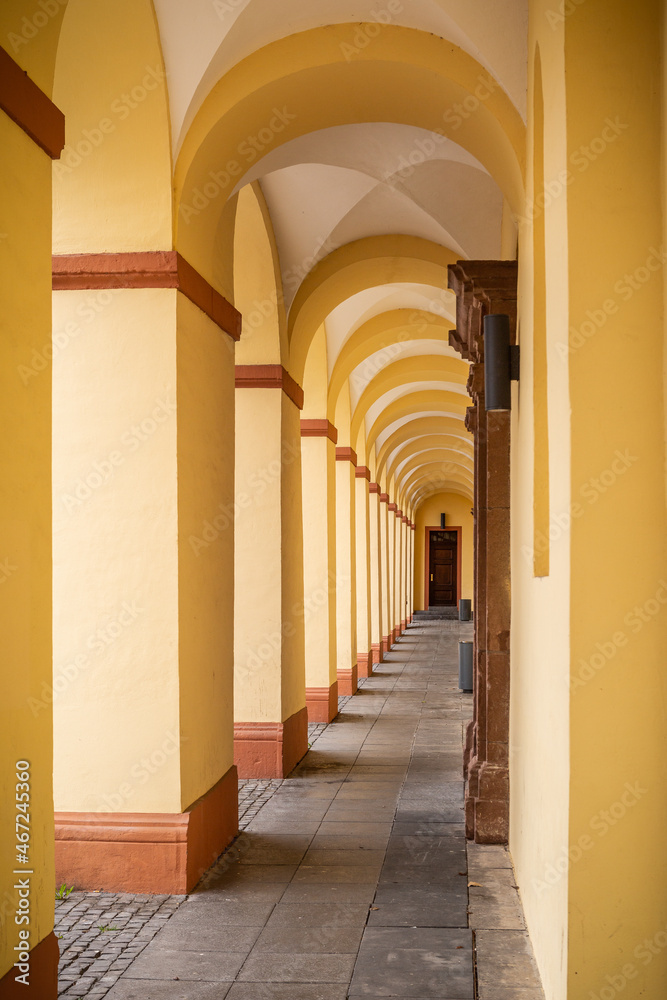 Säulengang Unteres Schloss in Siegen