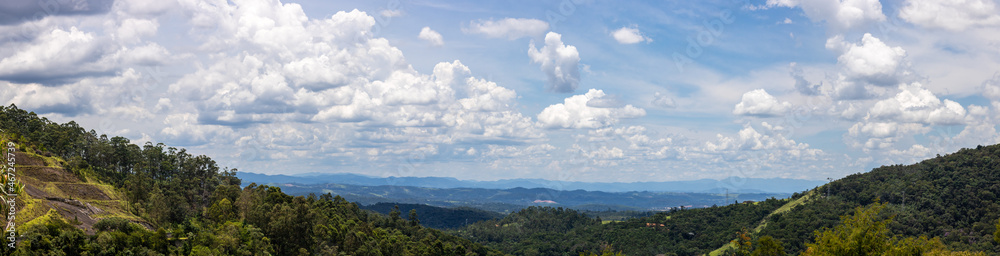 Paisagem em Mogi das Cruzes, vale do Paraíba