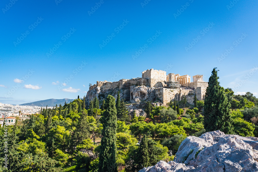 Acropolis in Athens, Greece.
