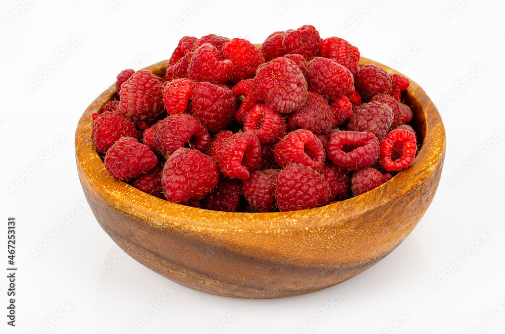Fresh sweet ripe red raspberries. Studio Photo. Fresh sweet ripe red raspberries. Studio Photo.