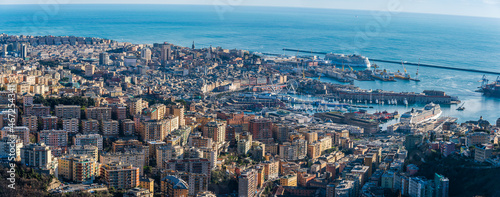 Cityscape of Genoa