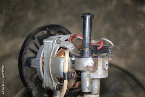  Motor Parts on Mechanism Machine of Pan