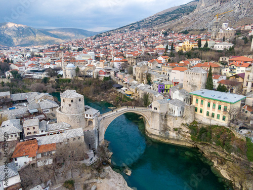 Old bridge in Mostar, BiH photo