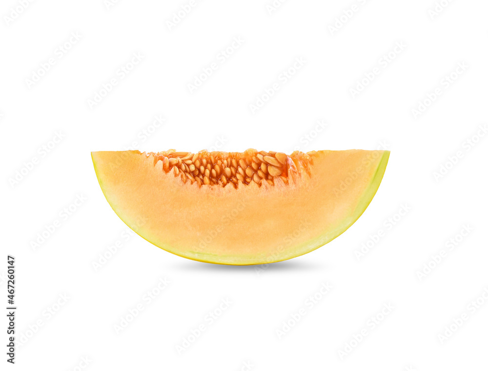 canary melon isolated on white background canary melon isolated on white background