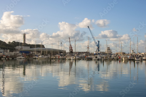 Saint Helier Marina in the morning, Jersey