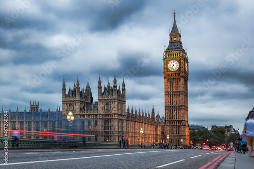 Big Ben in the evening, London, England, United Kingdom