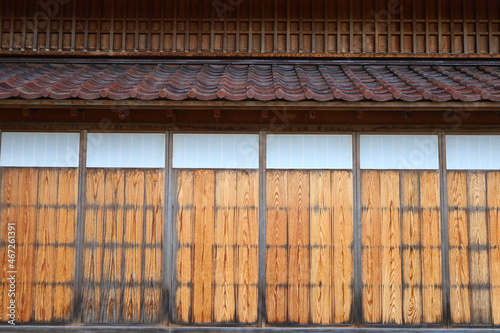 日本の旧家の建具