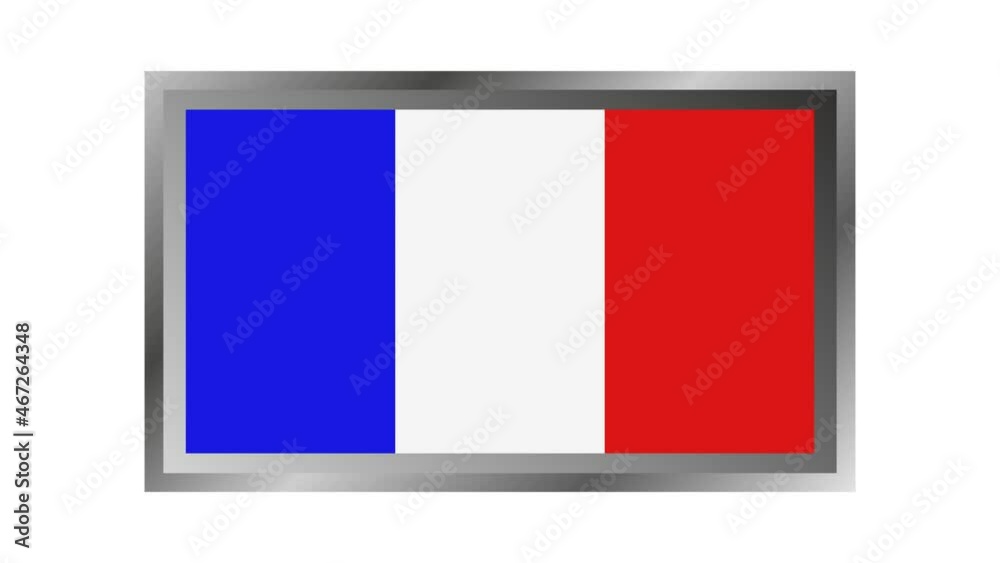 France flag illustrated