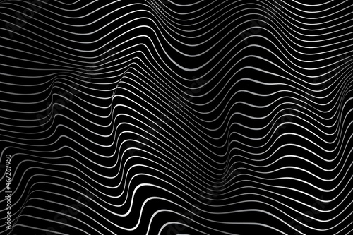 Wave Stripe Background - simple texture for your design. EPS10 vector.