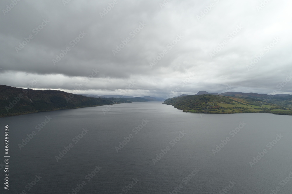 Loch Ness cold gray waters, Scotland, United Kingdom, UK Mist, Rain, Storm
Loch Ness cold gray waters, Scotland, United Kingdom, UK Mist, Rain, Storm