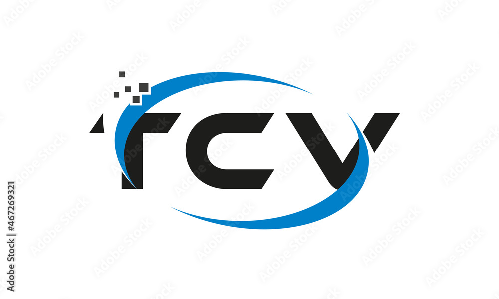 dots or points letter TCV technology logo designs concept vector Template Element dots or points letter TCV technology logo designs concept vector Template Element