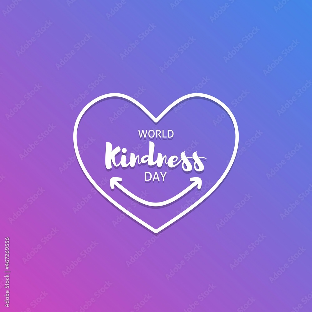 World kindness day theme template. Vector illustration. Suitable for Poster, Banners, campaign and greeting card. 