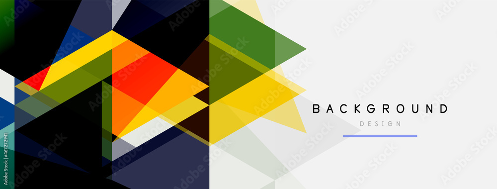 Mosaic triangles geometric background. Techno or business concept, pattern for wallpaper, banner, background, landing page Mosaic triangles geometric background. Techno or business concept, pattern for wallpaper, banner, background, landing page