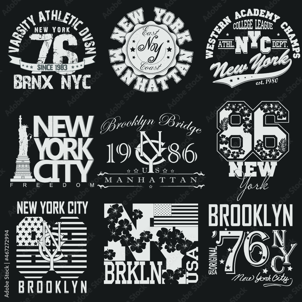 New York t-shirt set