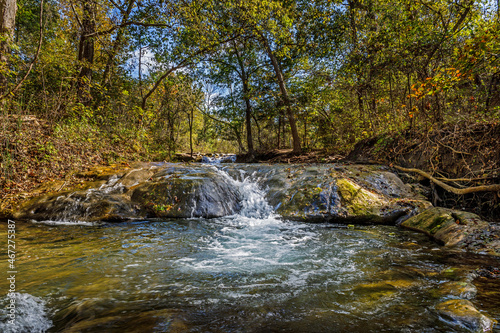 Waterfall at the Chickasaw National Recreation Area.