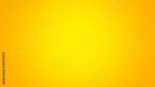 Abstract yellow background with vignette, 3d illustration. Empty space. Art