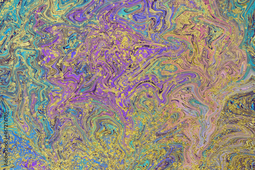 Abstract textured multicolored fantasy background